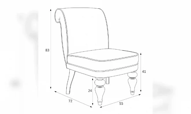 Кресло Kreind Лира M16-B-0590 M16-B-0590