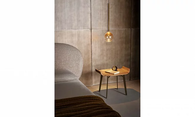 Комплект спальни Bonaldo Olos  (кровать, тумба прикроватная, пуф, банкетка) 436634