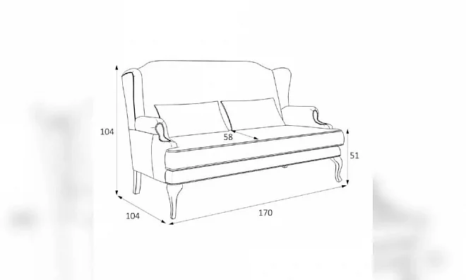 Софа Kreind Френсис M14-Bg-B10 M14-BG-B10
