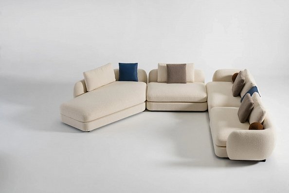 Диван угловой левый Homage Vogue VOGUE