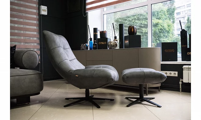 Кресло с пуфом Saloni Zen 441596