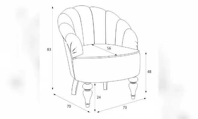 Кресло Шелли M15-W-0366