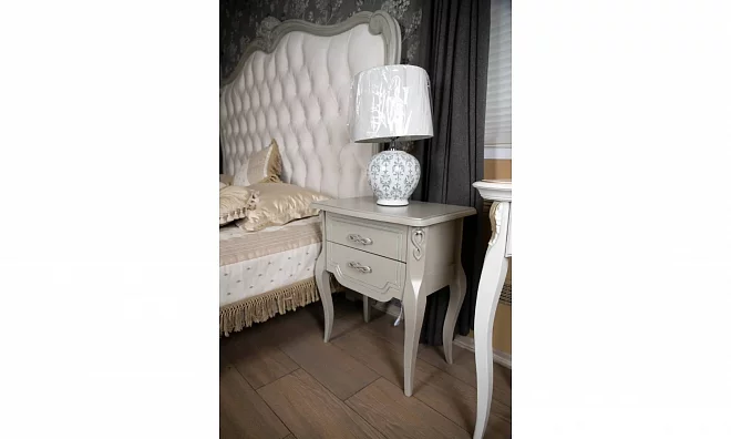 Прикроватная тумба 2 ящика Kreind Элеганс EL159L-K04-S